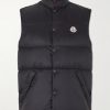 Logo-Appliquéd Quilted Shell Down Gilet Logo-Appliquéd Quilted Shell Down Gilet