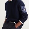 Logo-Appliquéd Virgin Wool Sweater - CU Logo-Appliquéd Virgin Wool Sweater - CU