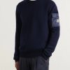 Logo-Appliquéd Virgin Wool Sweater - FR Logo-Appliquéd Virgin Wool Sweater - FR