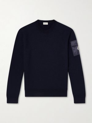 Logo-Appliquéd Virgin Wool Sweater