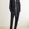 Logo-Appliquéd Shell Zip-Up Sweatshirt - OU