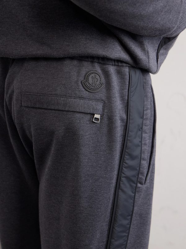 Straight-Leg Striped Cotton Sweatpants - CU