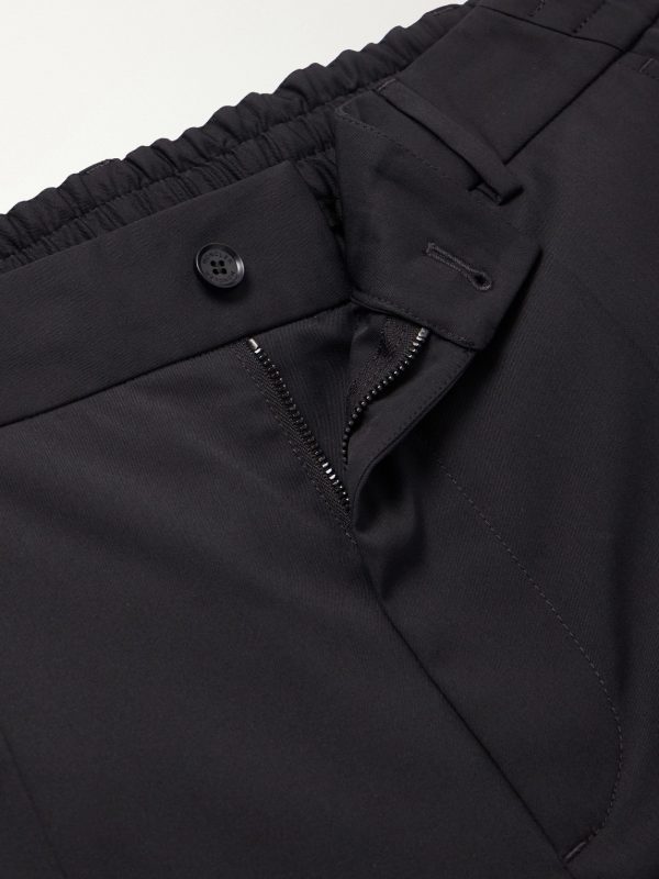 Straight-Leg Gabardine Shorts - E1
