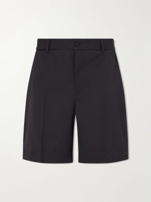 Straight-Leg Gabardine Shorts Straight-Leg Gabardine Shorts