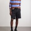 Straight-Leg Gabardine Shorts - OU