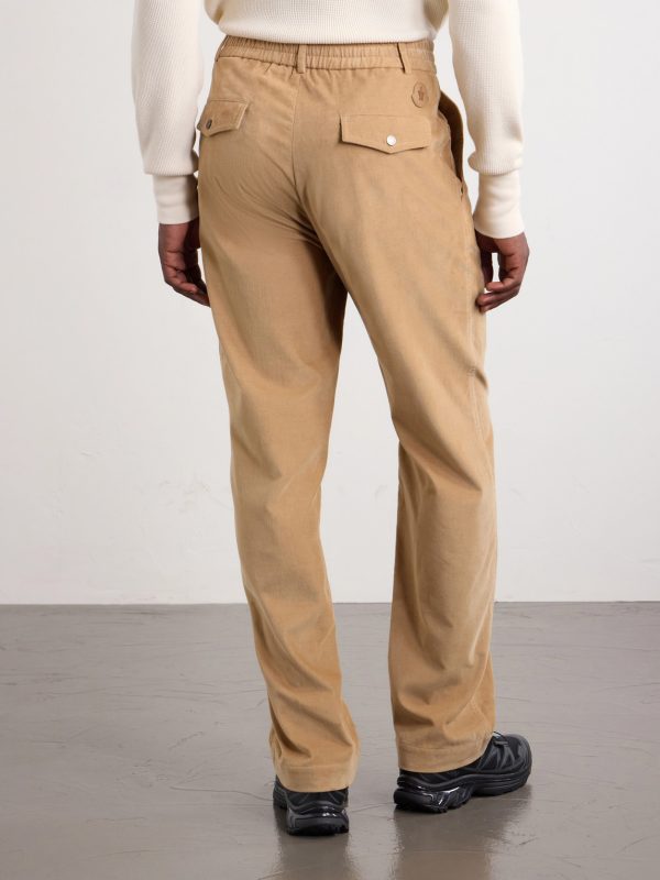 Straight-Leg Cotton-Corduroy Trousers - BK