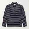 Striped Cashmere Polo Shirt Striped Cashmere Polo Shirt