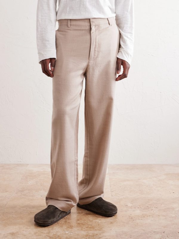 Cashmina Slacker Straight-Leg Wool and Cashmere-Blend Trousers - FR Cashmina Slacker Straight-Leg Wool and Cashmere-Blend Trousers - FR