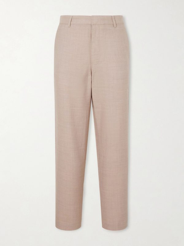 Cashmina Slacker Straight-Leg Wool and Cashmere-Blend Trousers Cashmina Slacker Straight-Leg Wool and Cashmere-Blend Trousers
