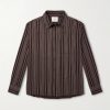 Striped Wool and Cashmere-Blend Shirt Striped Wool and Cashmere-Blend Shirt