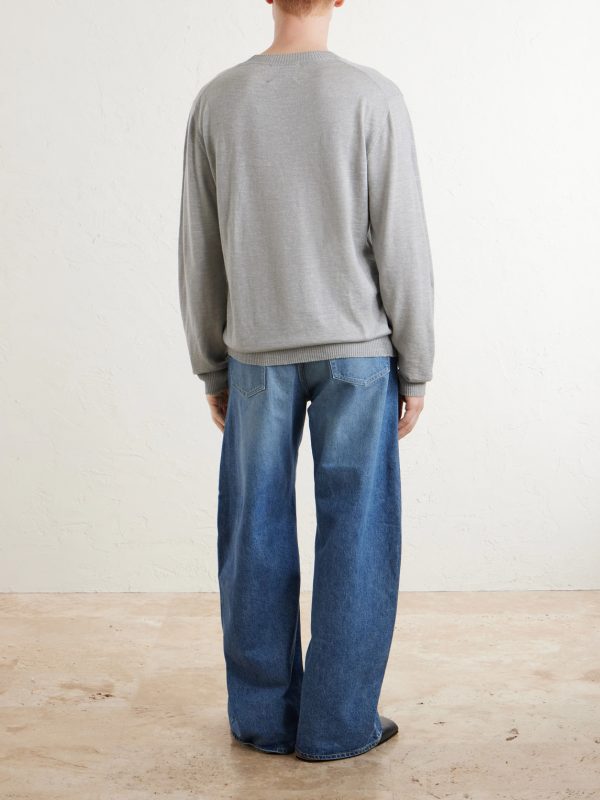 Libeccio Wool, Silk and Linen-Blend Sweater - BK Libeccio Wool, Silk and Linen-Blend Sweater - BK