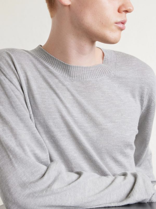 Libeccio Wool, Silk and Linen-Blend Sweater - CU Libeccio Wool, Silk and Linen-Blend Sweater - CU