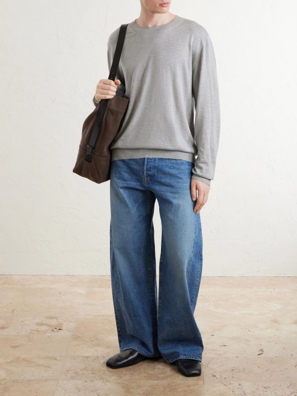 Libeccio Wool, Silk and Linen-Blend Sweater - OU Libeccio Wool, Silk and Linen-Blend Sweater - OU