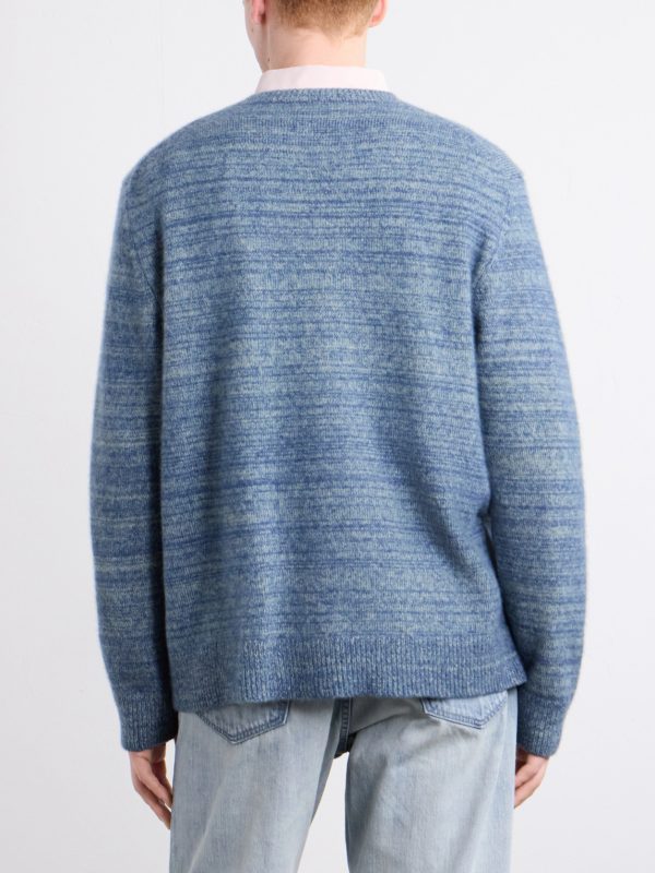 Nimbus Striped Cashmere and Silk-Blend Sweater - BK Nimbus Striped Cashmere and Silk-Blend Sweater - BK