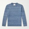 Nimbus Striped Cashmere and Silk-Blend Sweater Nimbus Striped Cashmere and Silk-Blend Sweater