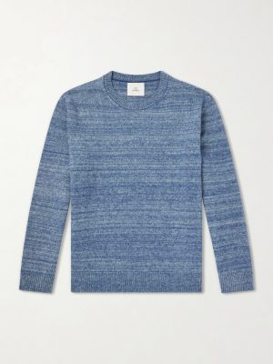 Nimbus Striped Cashmere and Silk-Blend Sweater Nimbus Striped Cashmere and Silk-Blend Sweater