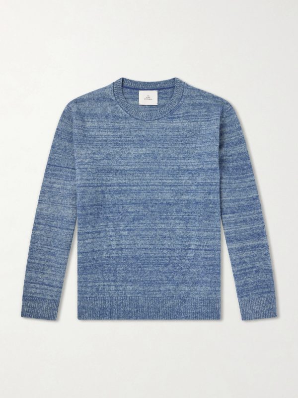 Nimbus Striped Cashmere and Silk-Blend Sweater Nimbus Striped Cashmere and Silk-Blend Sweater