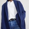Italy Smoking Shawl-Collar Cashmere Cardigan - CU Italy Smoking Shawl-Collar Cashmere Cardigan - CU
