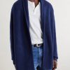 Italy Smoking Shawl-Collar Cashmere Cardigan - FR Italy Smoking Shawl-Collar Cashmere Cardigan - FR