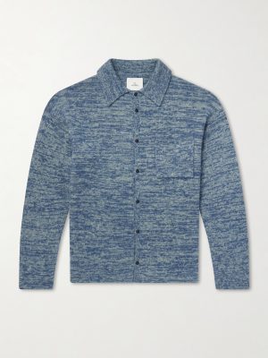 Knitted-Cashmere and Silk-Bend Cardigan Knitted-Cashmere and Silk-Bend Cardigan