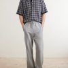Checked Cashmere Polo Shirt - OU Checked Cashmere Polo Shirt - OU