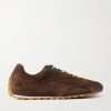 Orbit Flash Leather-Trimmed Suede Sneakers Orbit Flash Leather-Trimmed Suede Sneakers