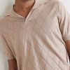 Open-Collar Knitted Cotton Polo Shirt - CU Open-Collar Knitted Cotton Polo Shirt - CU