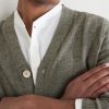 Linen and Cotton-Blend Henley T-Shirt - CU Linen and Cotton-Blend Henley T-Shirt - CU