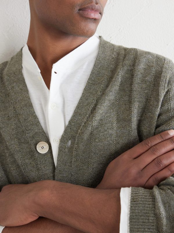 Linen and Cotton-Blend Henley T-Shirt - CU Linen and Cotton-Blend Henley T-Shirt - CU