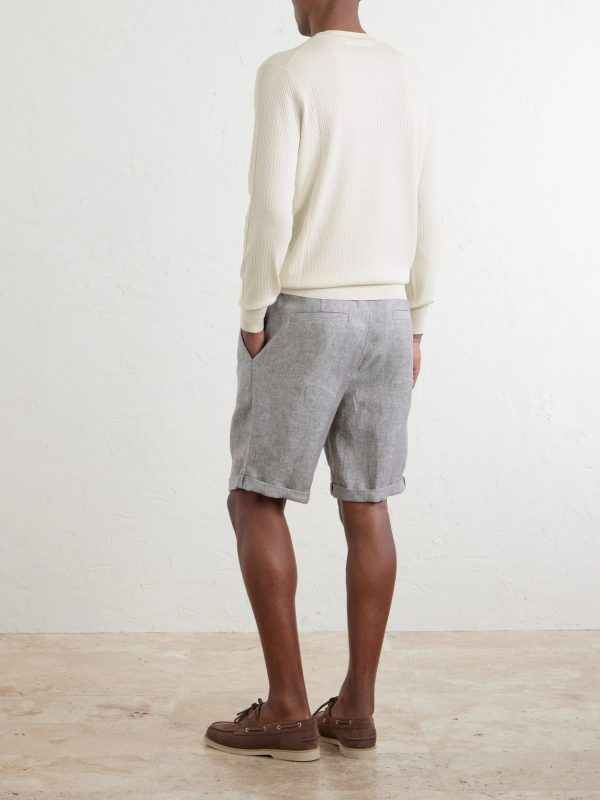 Knitted Cotton Sweater - BK Knitted Cotton Sweater - BK