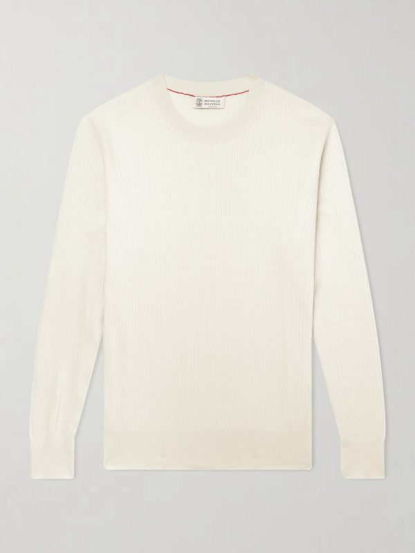 Knitted Cotton Sweater Knitted Cotton Sweater