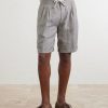Hemp and Linen-Blend Drawstring Bermuda Shorts - FR Hemp and Linen-Blend Drawstring Bermuda Shorts - FR