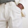 Slim-Fit Cotton and Linen-Blend Trousers - CU Slim-Fit Cotton and Linen-Blend Trousers - CU