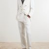 Slim-Fit Cotton and Linen-Blend Trousers - OU Slim-Fit Cotton and Linen-Blend Trousers - OU