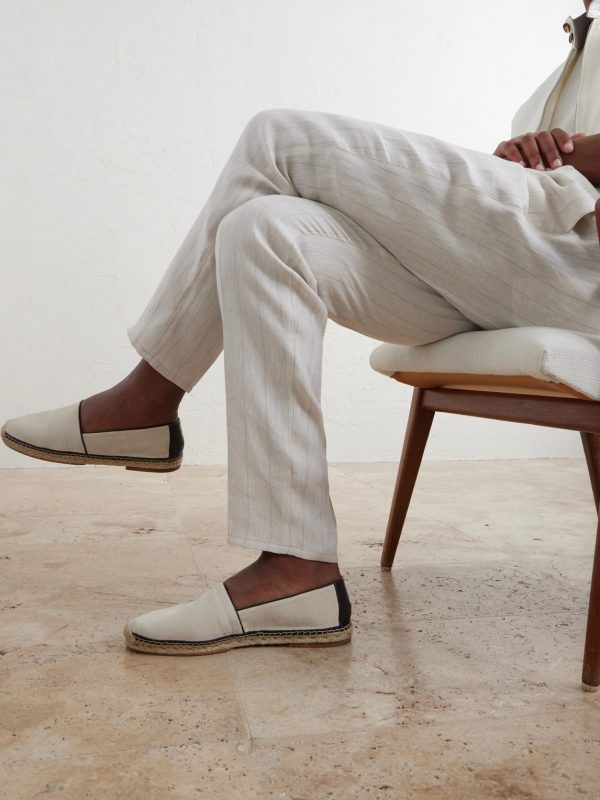 Straight-Leg Pinstriped Pleated Linen Trousers - CU Straight-Leg Pinstriped Pleated Linen Trousers - CU
