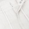 Straight-Leg Pinstriped Pleated Linen Trousers - E1 Straight-Leg Pinstriped Pleated Linen Trousers - E1