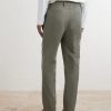 Straight-Leg Pleated Cotton and Linen-Blend Trousers - BK Straight-Leg Pleated Cotton and Linen-Blend Trousers - BK
