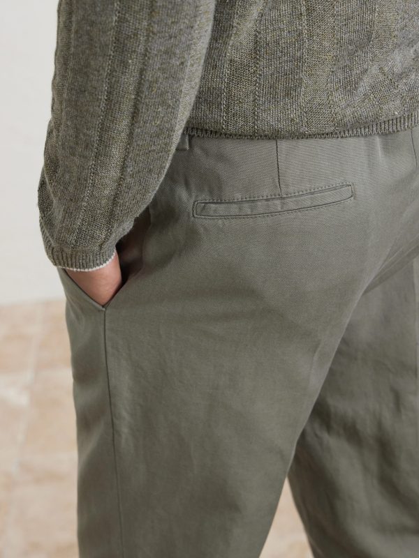 Straight-Leg Pleated Cotton and Linen-Blend Trousers - CU Straight-Leg Pleated Cotton and Linen-Blend Trousers - CU