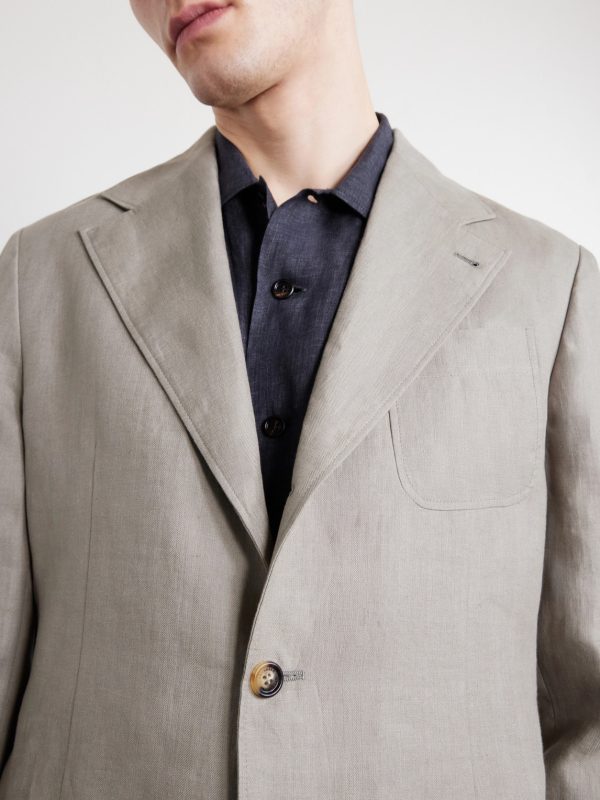 Linen-Twill Suit Jacket - CU