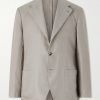 Linen-Twill Suit Jacket