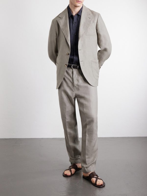 Linen-Twill Suit Jacket - OU