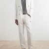 Striped Pointelle-Knit Cotton Polo Shirt - OU