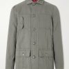 Cotton and Linen-Blend Jacket Cotton and Linen-Blend Jacket