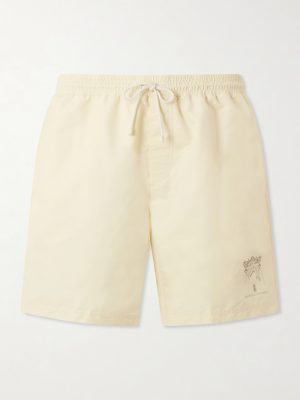 Straight-Leg Mid-Length Swim Shorts Straight-Leg Mid-Length Swim Shorts