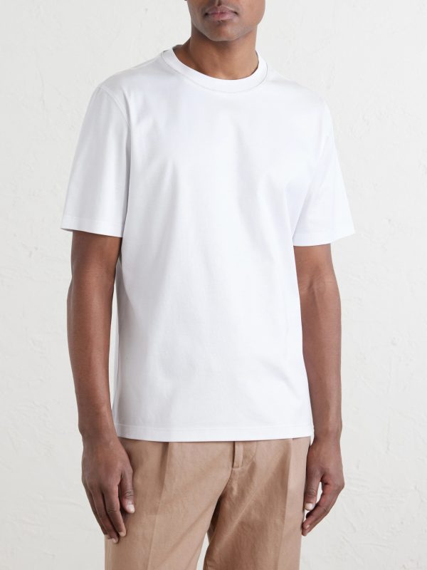 Piped Cotton-Jersey T-Shirt - FR Piped Cotton-Jersey T-Shirt - FR