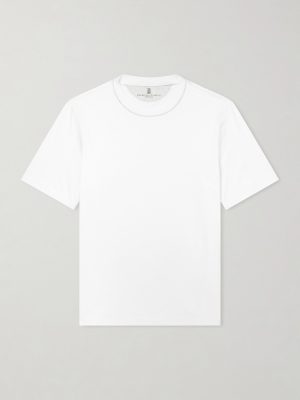 Piped Cotton-Jersey T-Shirt Piped Cotton-Jersey T-Shirt