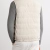 Hooded Suede Down Gilet - BK