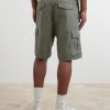 Straight-Leg Cotton and Linen-Blend Canvas Bermuda Shorts - BK