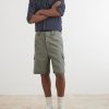 Straight-Leg Cotton and Linen-Blend Canvas Bermuda Shorts - OU