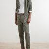 Striped Knitted Linen and Cotton-Blend Cardigan - OU Striped Knitted Linen and Cotton-Blend Cardigan - OU